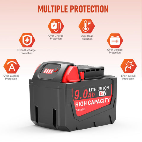 Stairlie battery protection against over-charge and short circuit