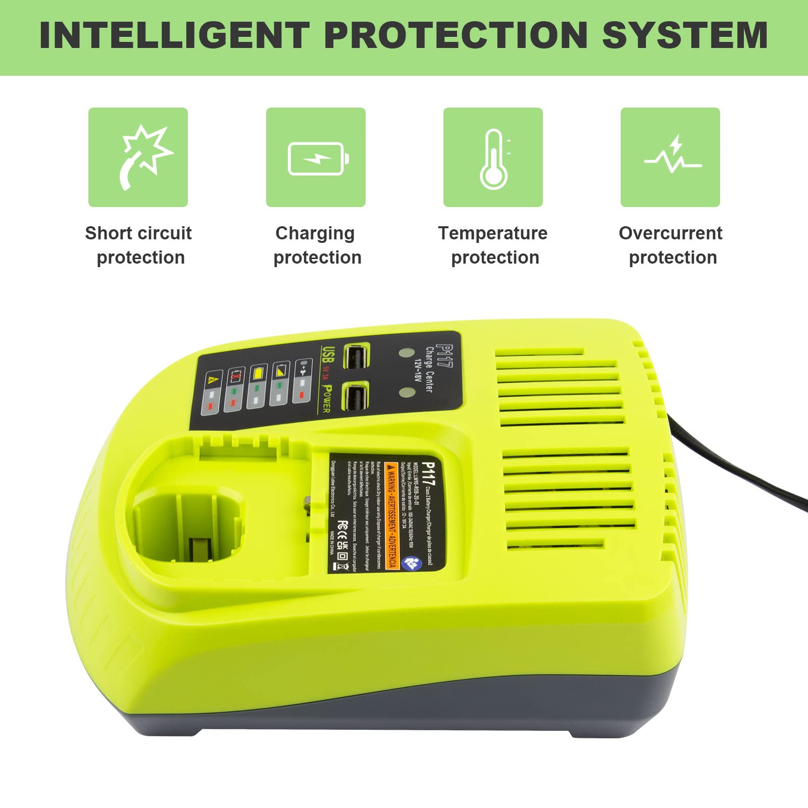 Stairlie P117 compatibility chart shows Ryobi model support for versatile tool ecosystems.