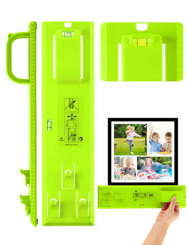 Stalishare picture hanging tool with level for precise wall placement
