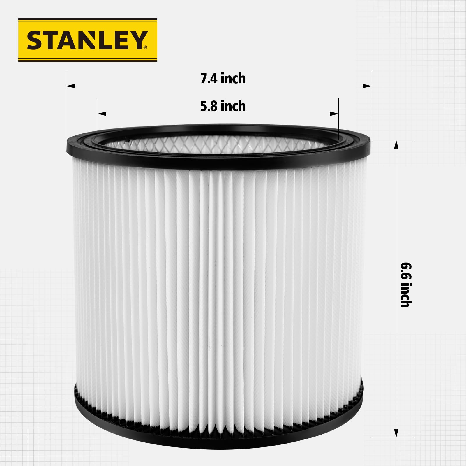 Stanley 08-2566B easy-install twist-lock simplifies replacement.