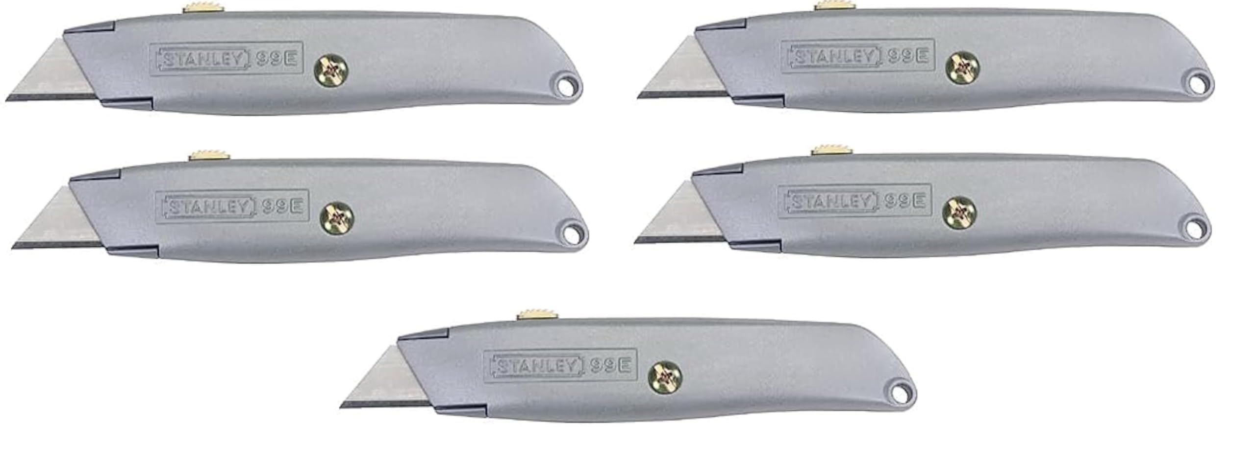 Stanley 10-099 retractable knife blade in action for precise cuts