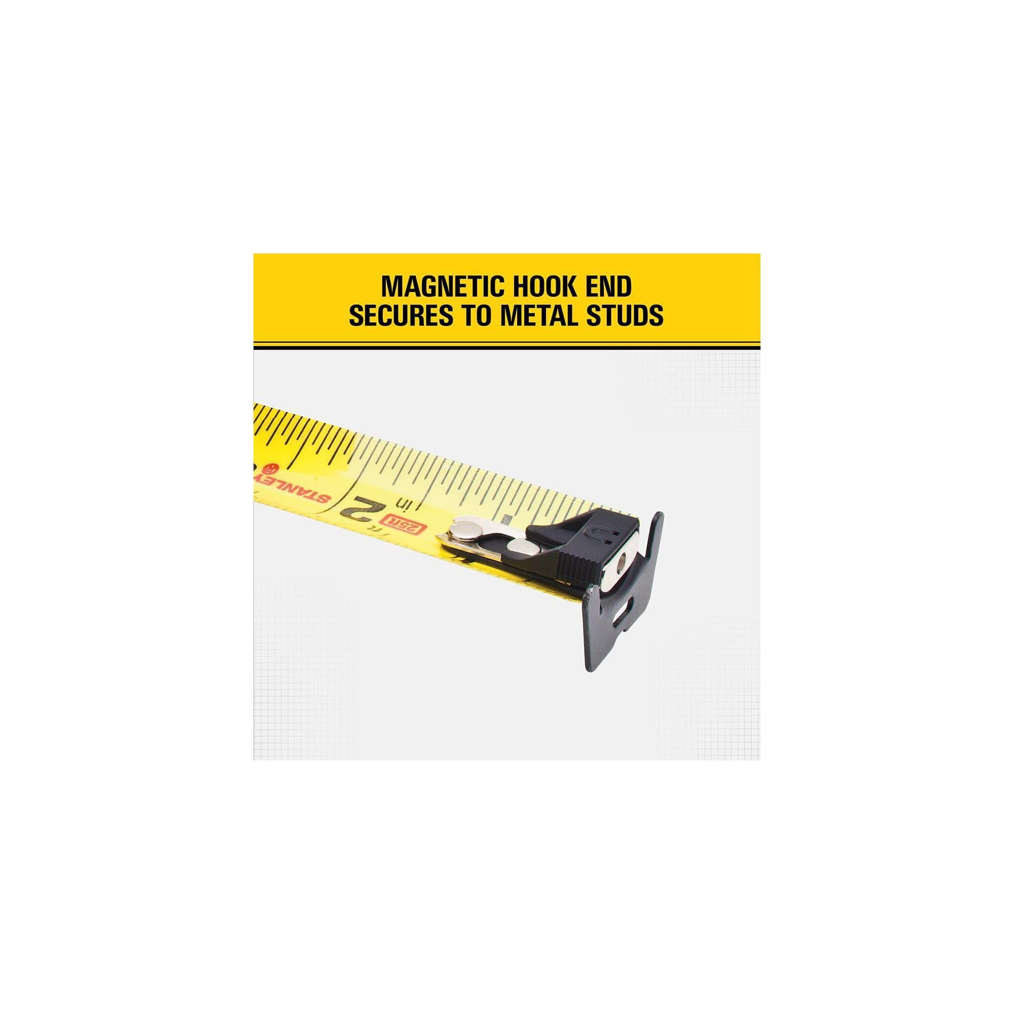 Tru-Zero end hook on Stanley FatMax for precise starts on metal