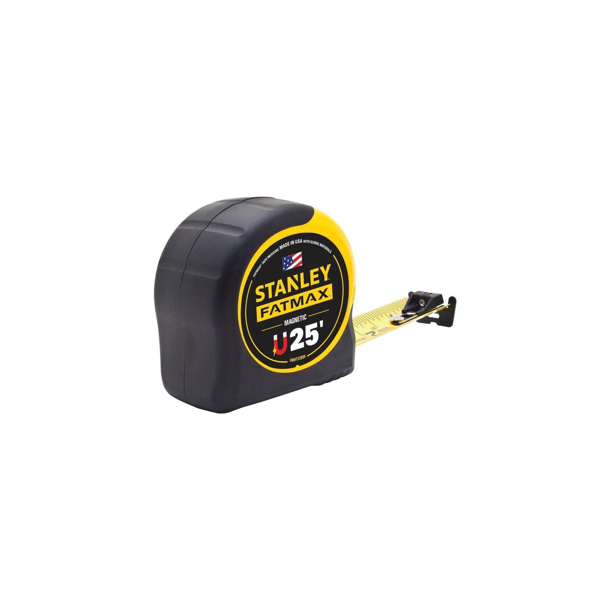 FatMax magnetic tape in use on a construction site
