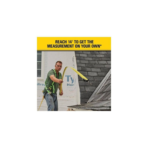 STANLEY FATMAX 25-foot tape shows large numbers for quick, accurate readings on site