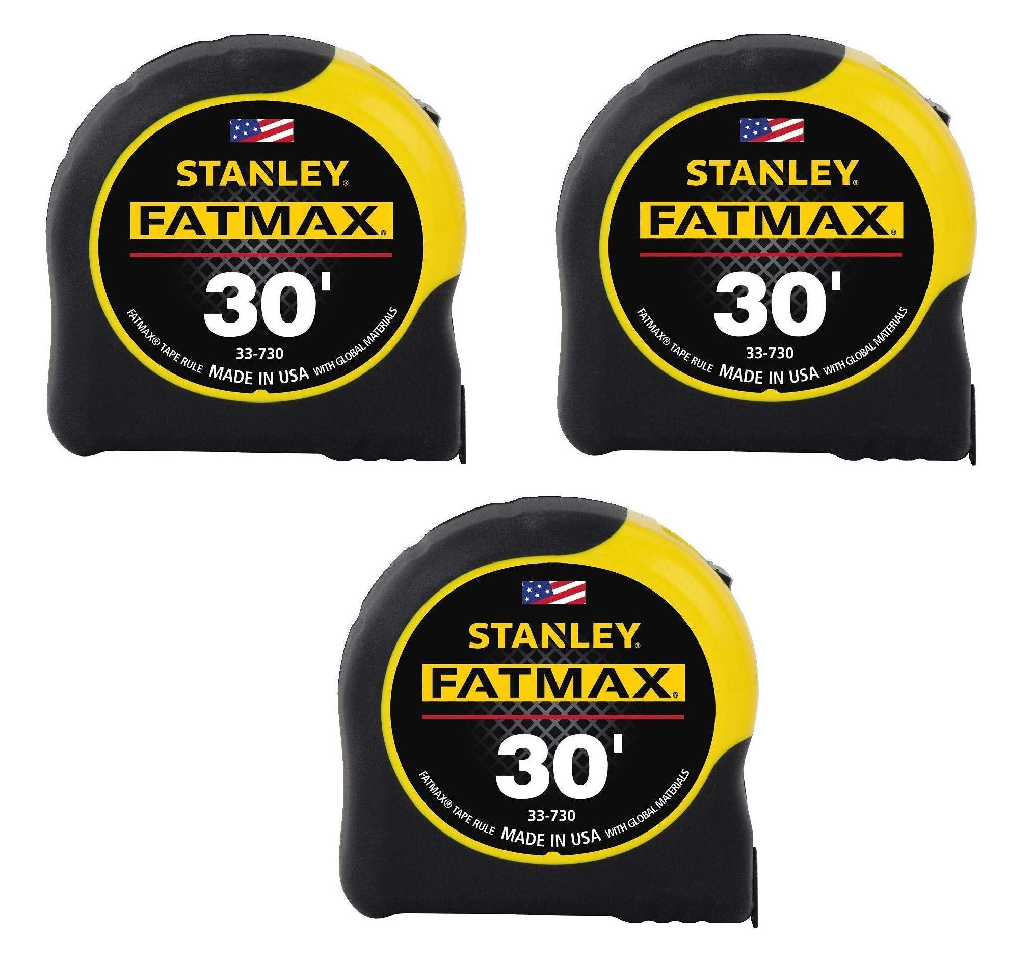 STANLEY FatMax 30ft tape blade with durable Mylar coating for longevity.