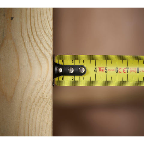 Stanley FatMax elastomer-case grip for comfortable handling.