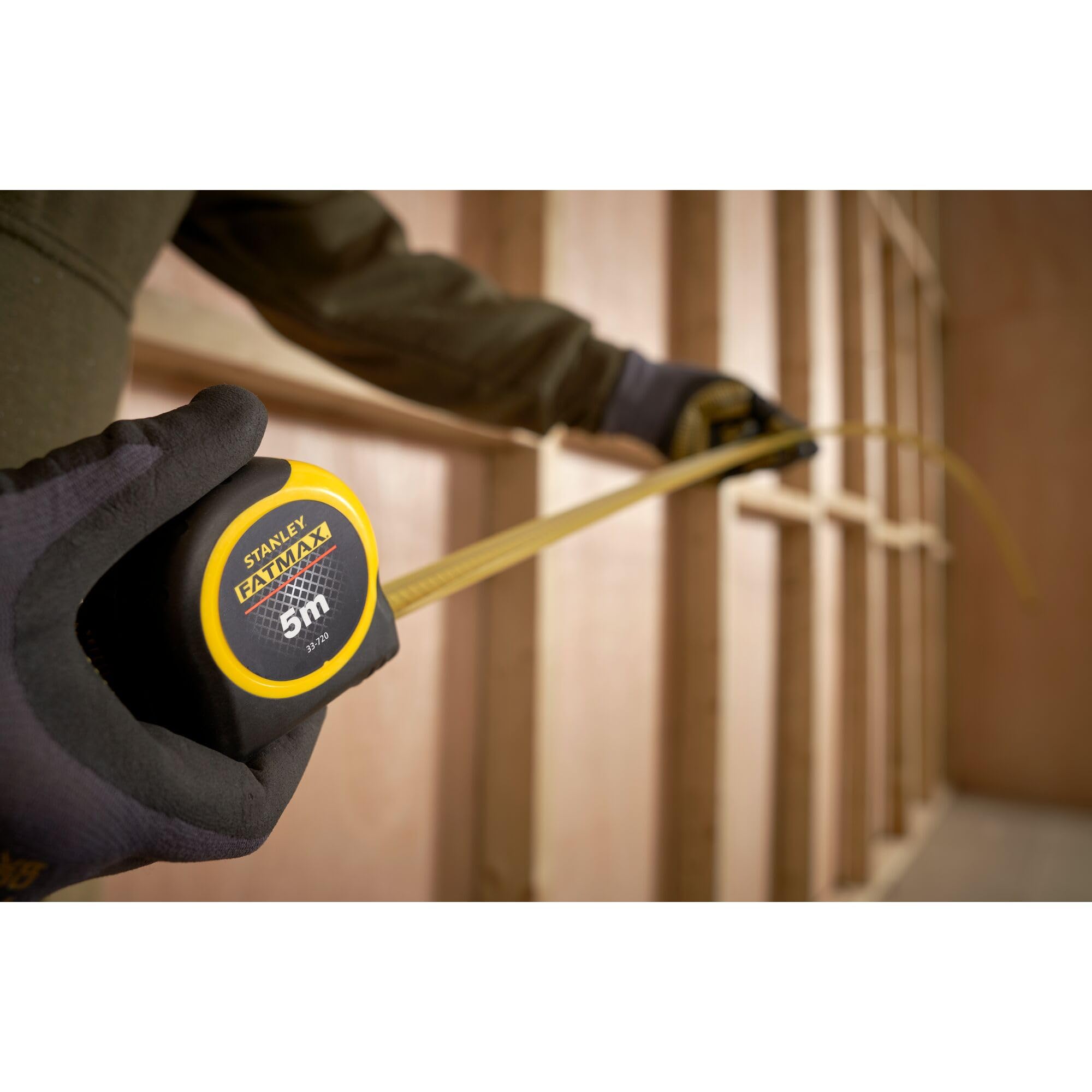 Stanley FatMax Mylar blade coating preserves readability over time.