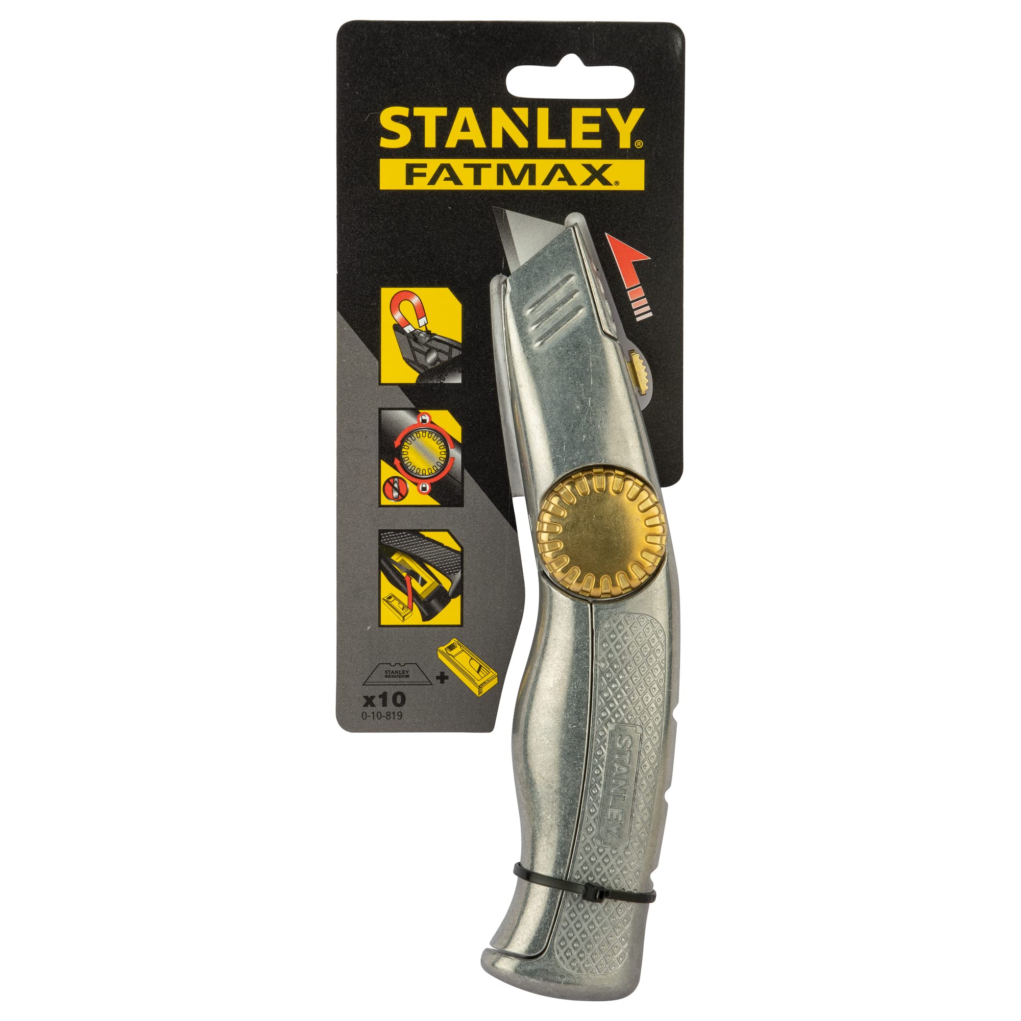 Stanley FatMax Snap Off Knife Pro safe storage with retractable blade