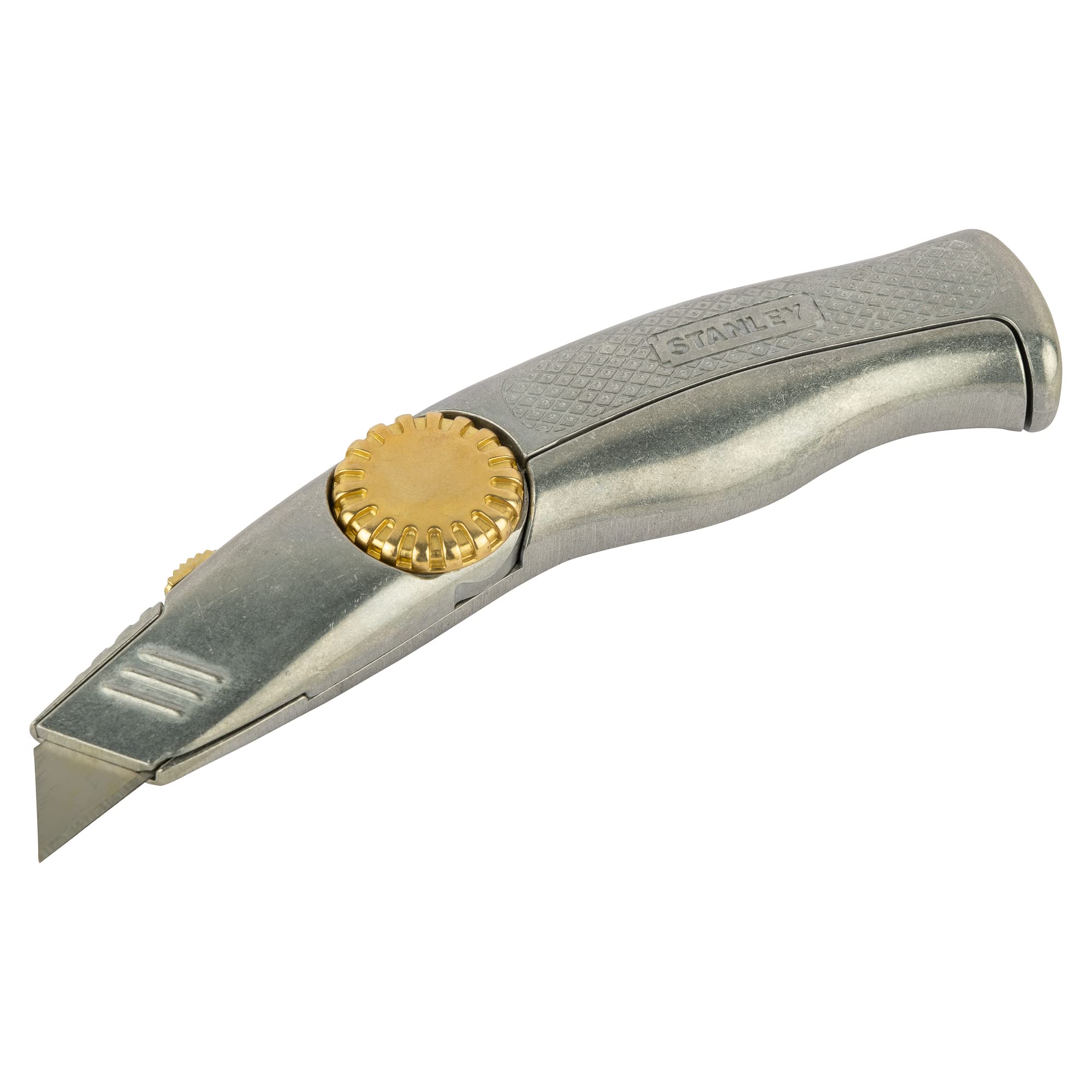 Stanley FatMax Snap Off Knife Pro notched wheel enables tool-free blade changes