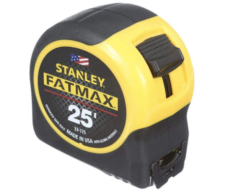 Stanley FatMax 25 ft tape measure with BladeArmor for durable on-site measurements