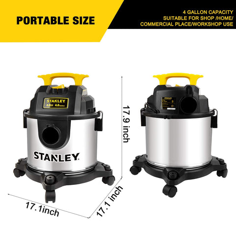 STANLEY SL18301-4B blower function enables quick debris cleanup