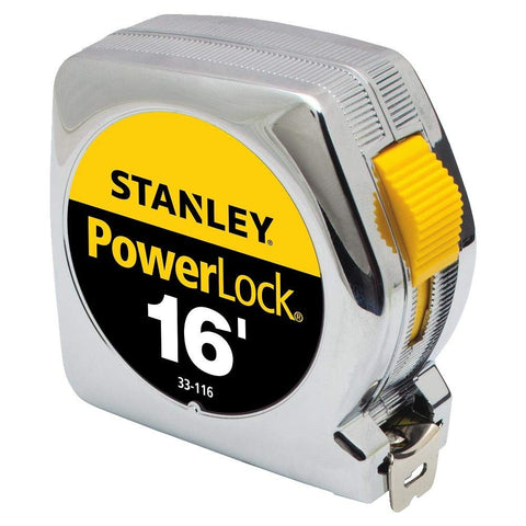 Stanley tape measure with true-zero technology for reliable layout work.