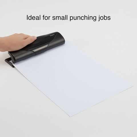 Staples 6-sheet capacity punch handles multiple documents efficiently