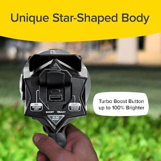 Star Patrol Mega-Bright long-range beam for night navigation.