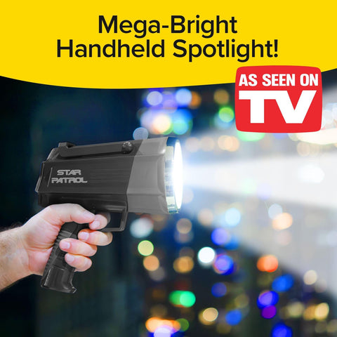 Star Patrol Platinum Mega-Bright in turbo mode for rapid area illumination.