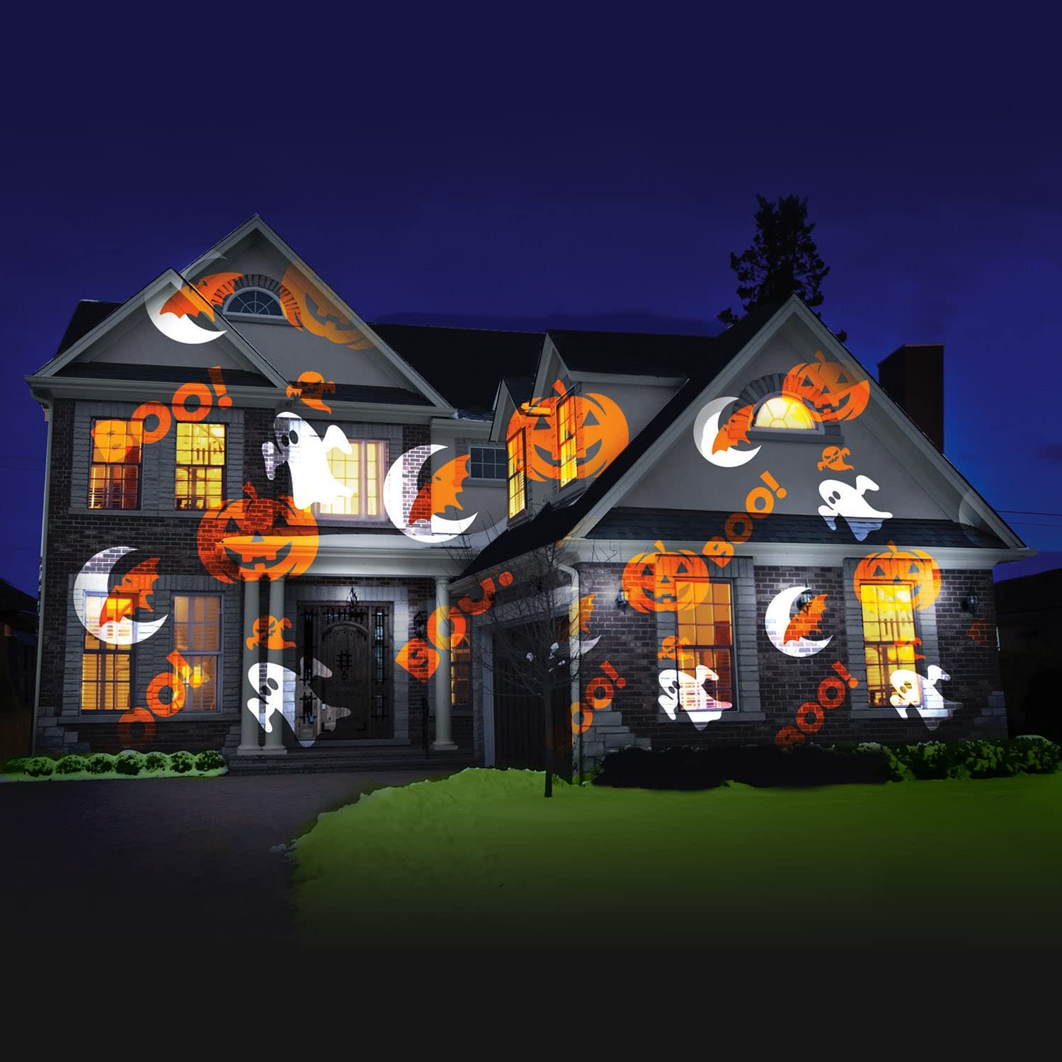 Star Shower Slide Show weather-resistant housing withstands outdoor temperatures