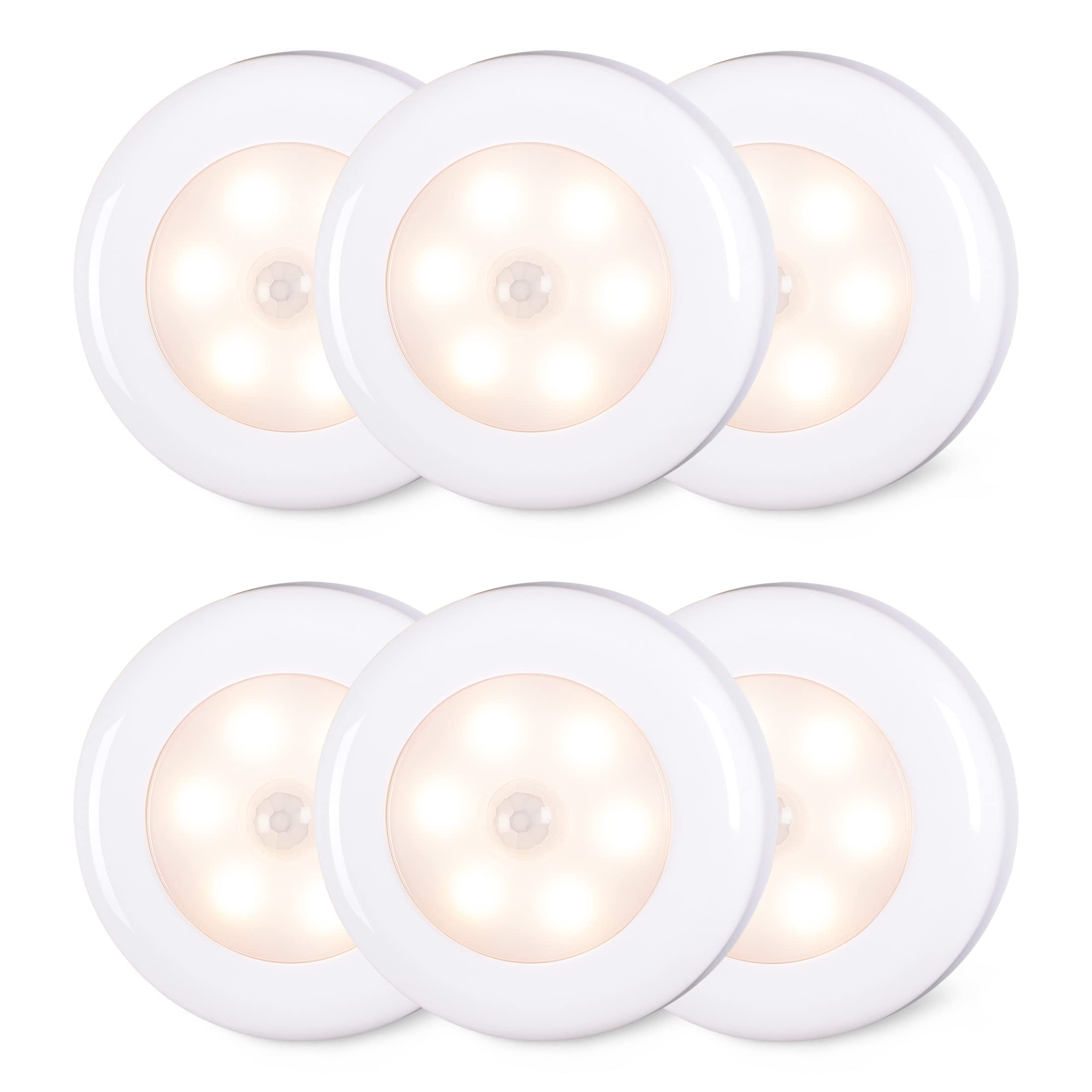 STAR-SPANGLED motion sensor light for indoor use auto-illuminate stairs and cabinets.