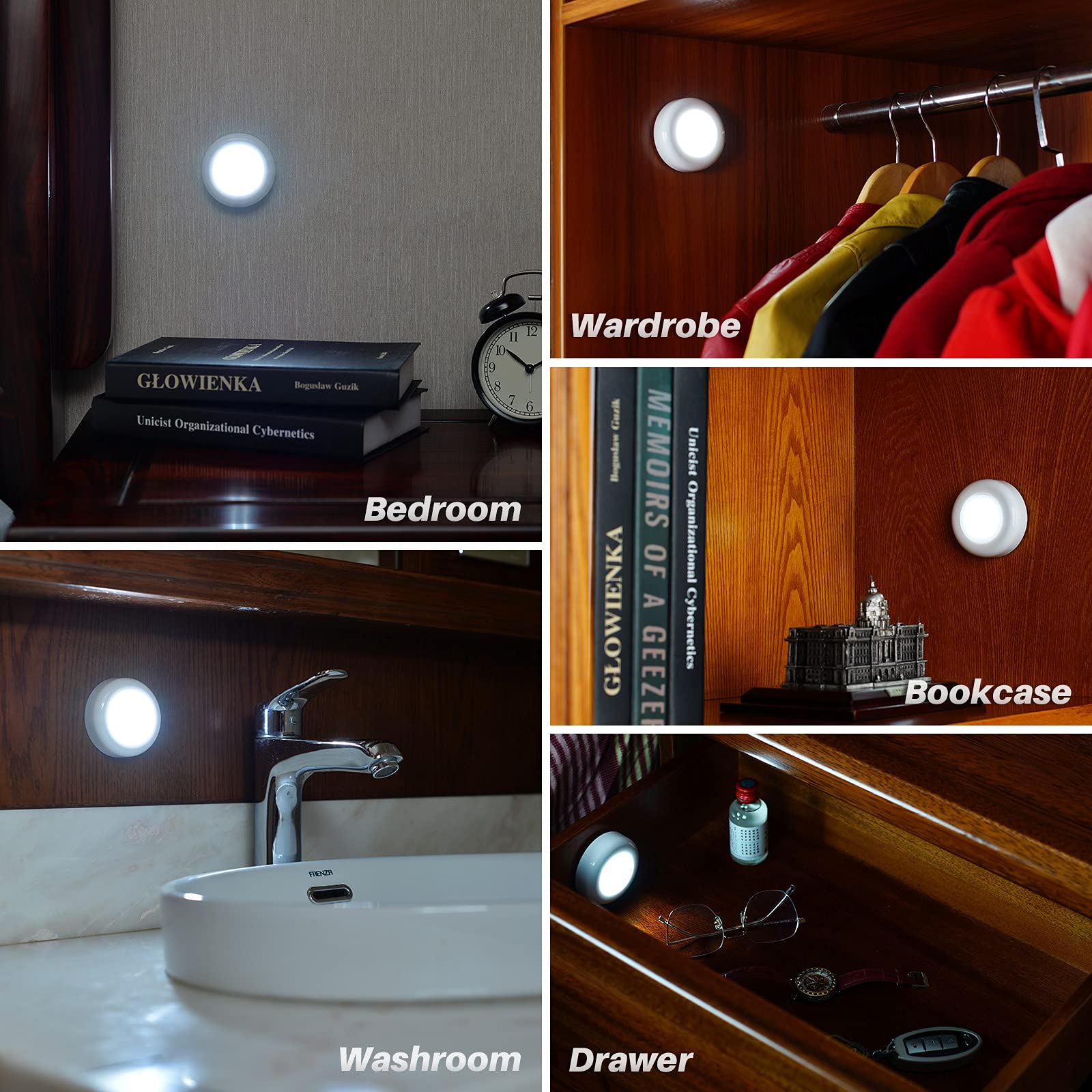 STAR-SPANGLED versatile LED puck light suited for multiple indoor applications