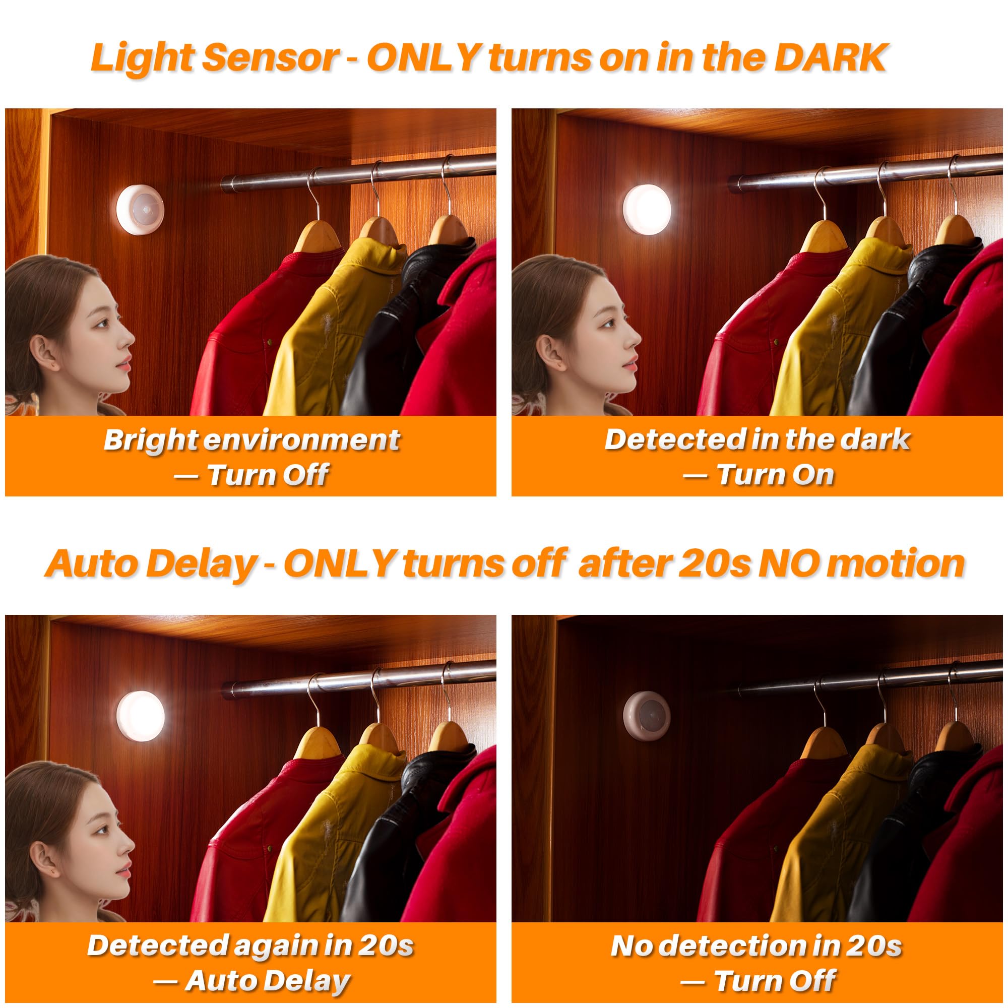 STAR-SPANGLED under cabinet LED puck light; high CRI, energy efficient illumination.