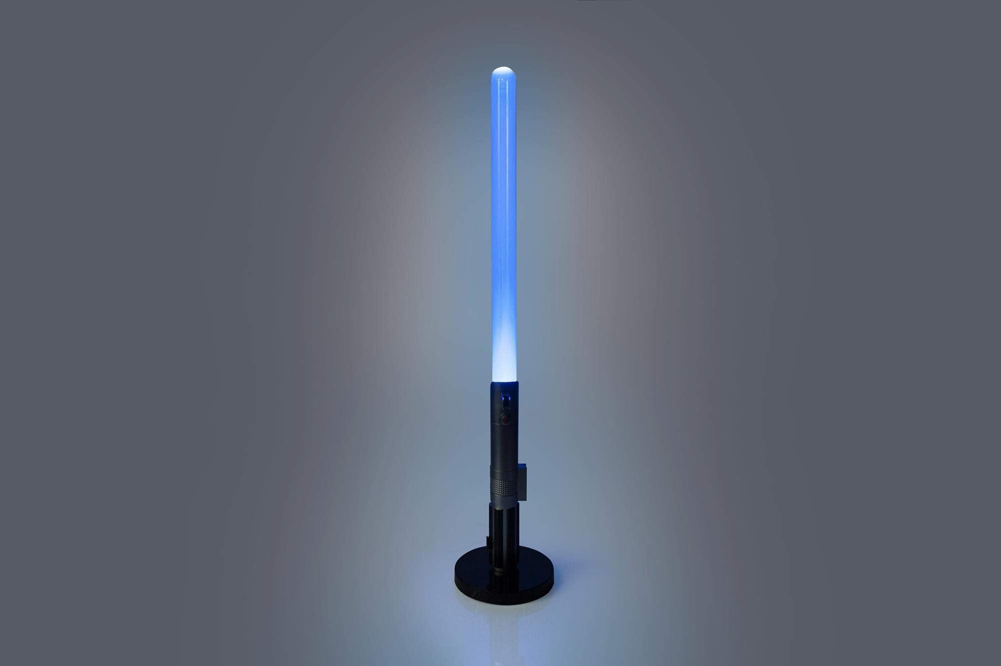 Star Wars Luke Skywalker Lightsaber LED lamp with stable base and elegant silhouette