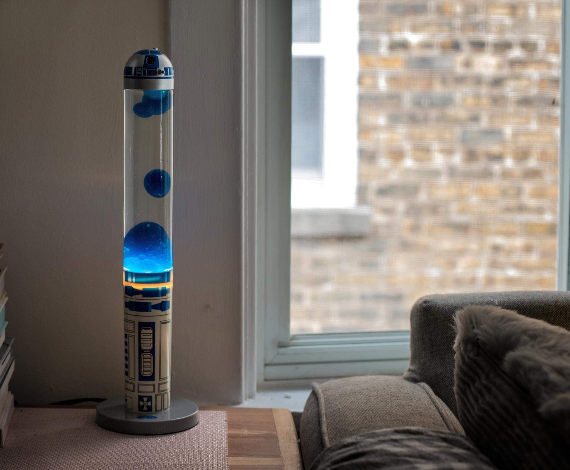 STAR WARS R2-D2 3D motion lamp on desk boosts fandom vibe