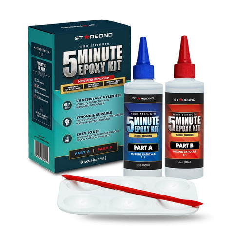 STARBOND 8oz epoxy bottle enables quick handling strength