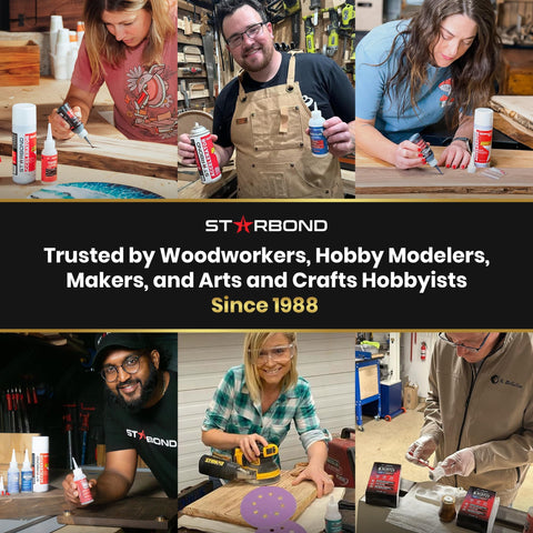 STARBOND multi-material bonding across wood metal plastic