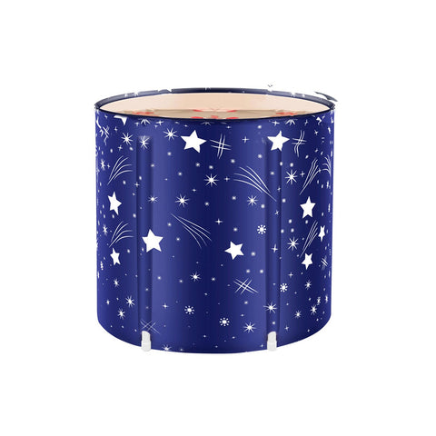 STARBRILLIANT Starry Sky B 27in foldable bathtub ready for compact storage.