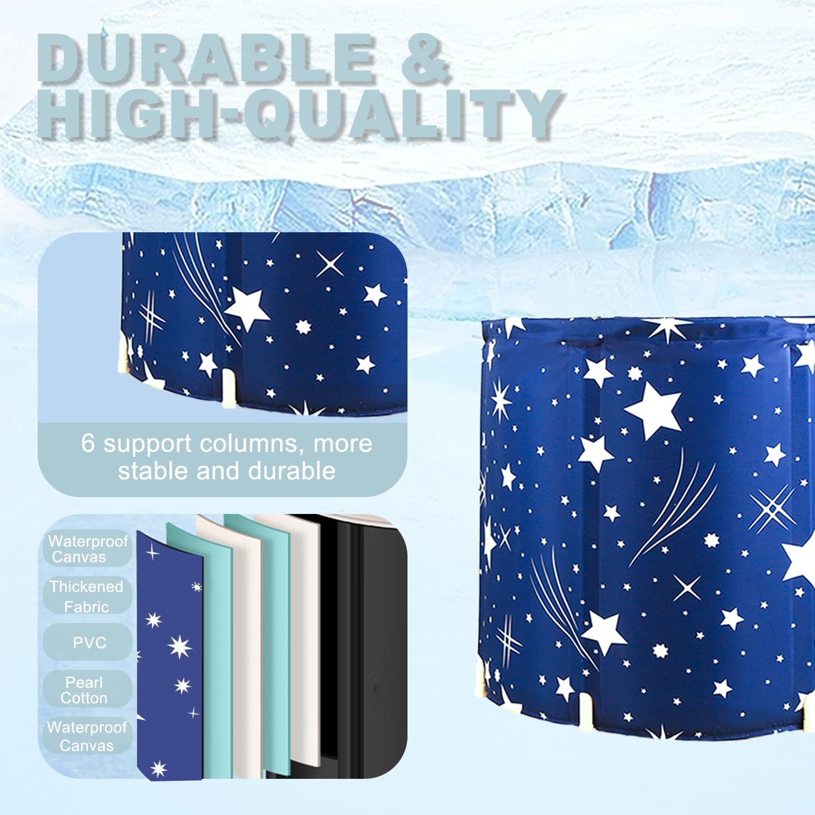 STARBRILLIANT Starry Sky B easy drainage via bottom or side outlet.