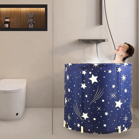 STARBRILLIANT Starry Sky B outdoors for sunbathing and soaking.