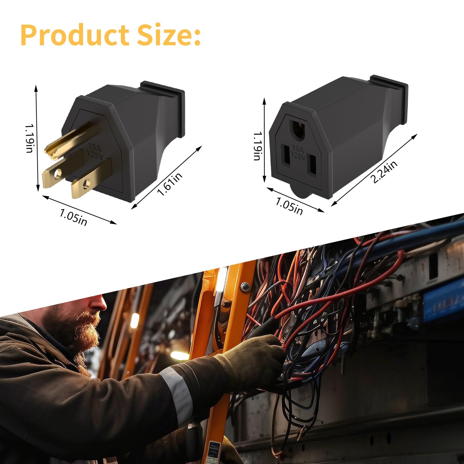 STARELO high-quality hard plastic housing ensures durable replacement ends