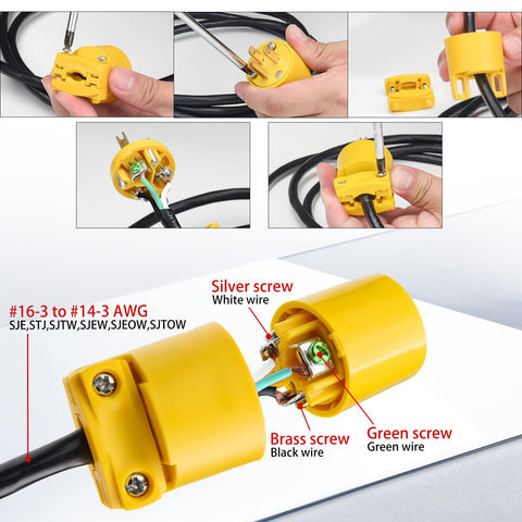 STARELO heavy-duty plastic body emphasizes durable electrical end durability.