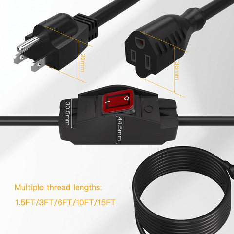 STARELO LED-indicator switch aids visibility in dim environments.