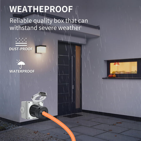 STARELO protective box shields live contacts when not in use.
