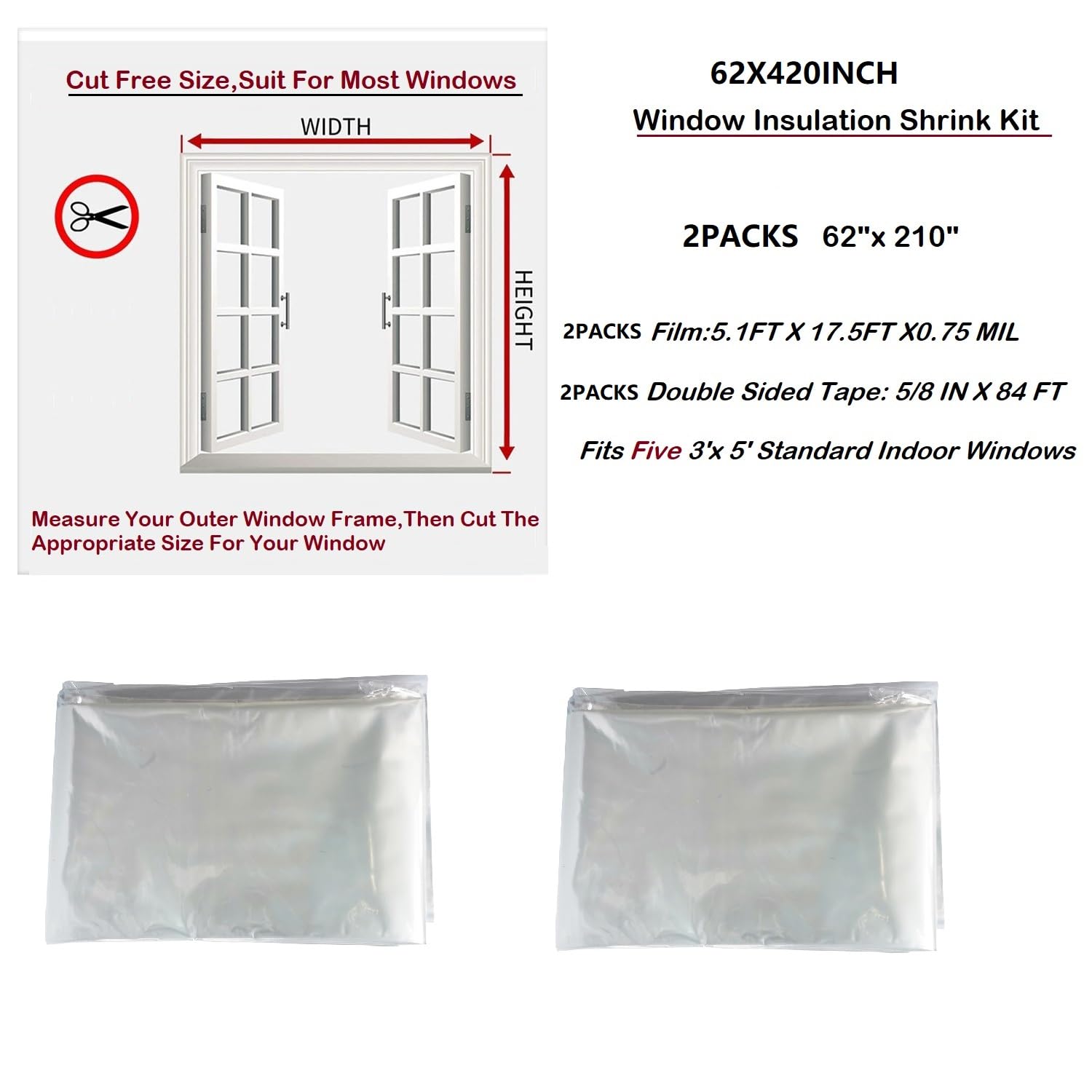 StarJungle crystal-clear film maintains visibility while insulating windows.