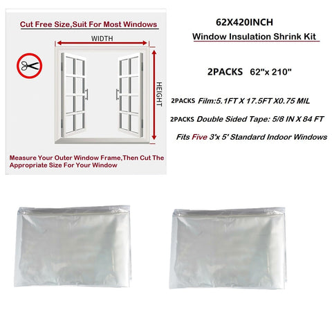 StarJungle crystal-clear film maintains visibility while insulating windows.