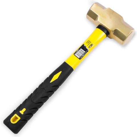 Stark USA brass head sledge hammer with spark-free head for safer demolition.