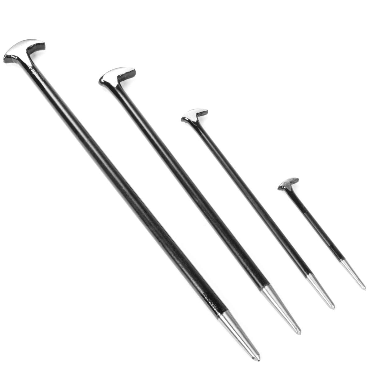 Stark USA heel pry rolling head 12-inch bar helps move heavy parts and align bolt holes