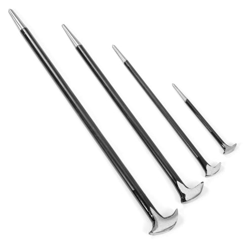 Stark USA heel pry rolling head 16-inch pry bar supports subframe alignment and heavy equipment positioning
