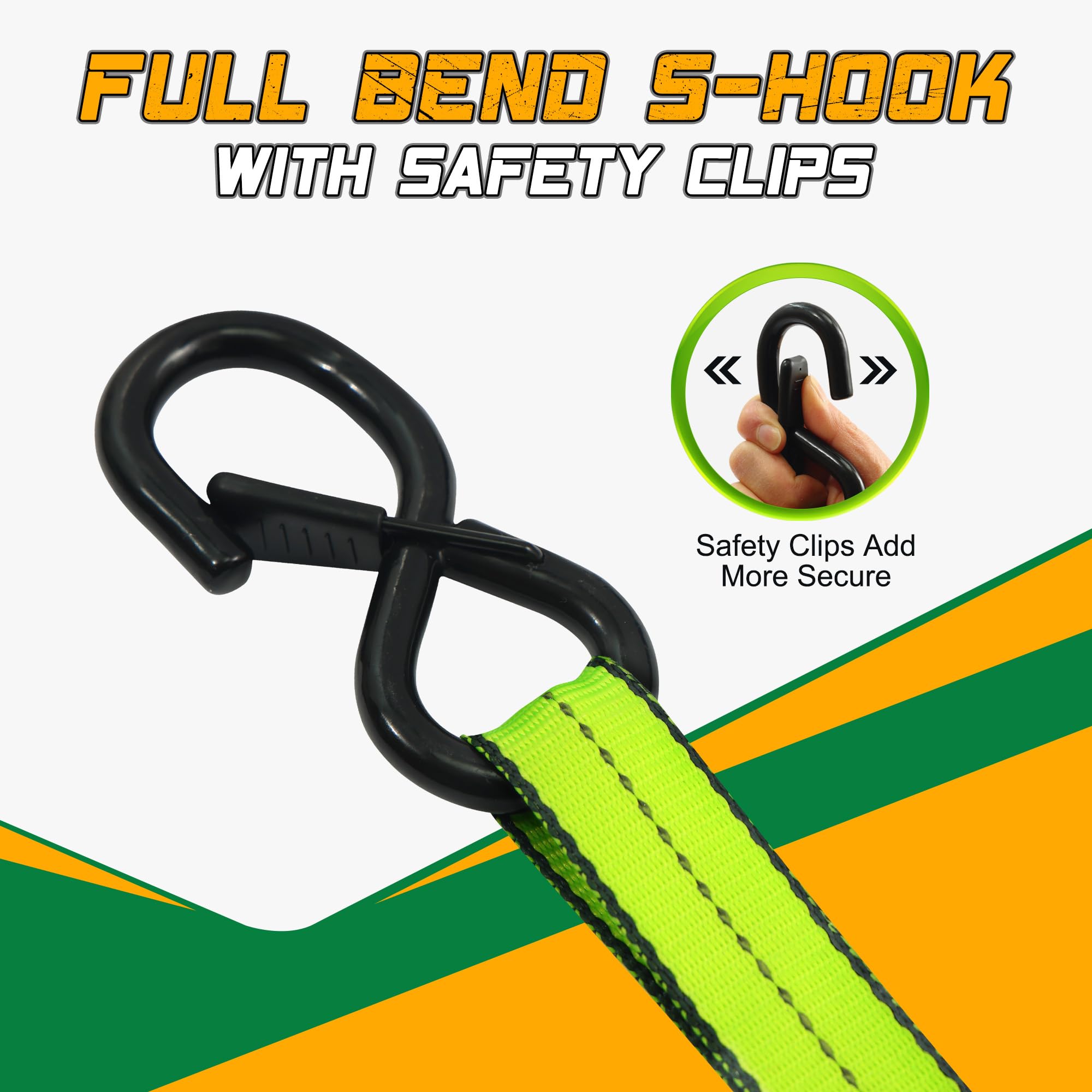 STARLEAPARTS reflective ribbons enhance night visibility for safer securing.