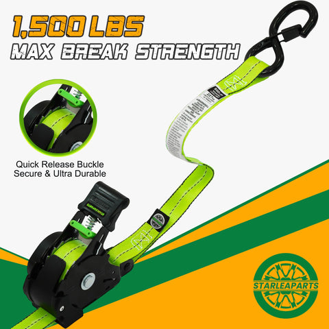 STARLEAPARTS S-hook with safety lock protects delicate surfaces during transport.