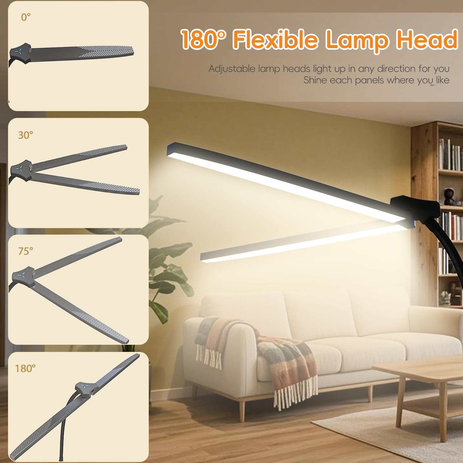 StarMoitic 24W foldable arm demonstrates flexible adjustment for crafts and reading.