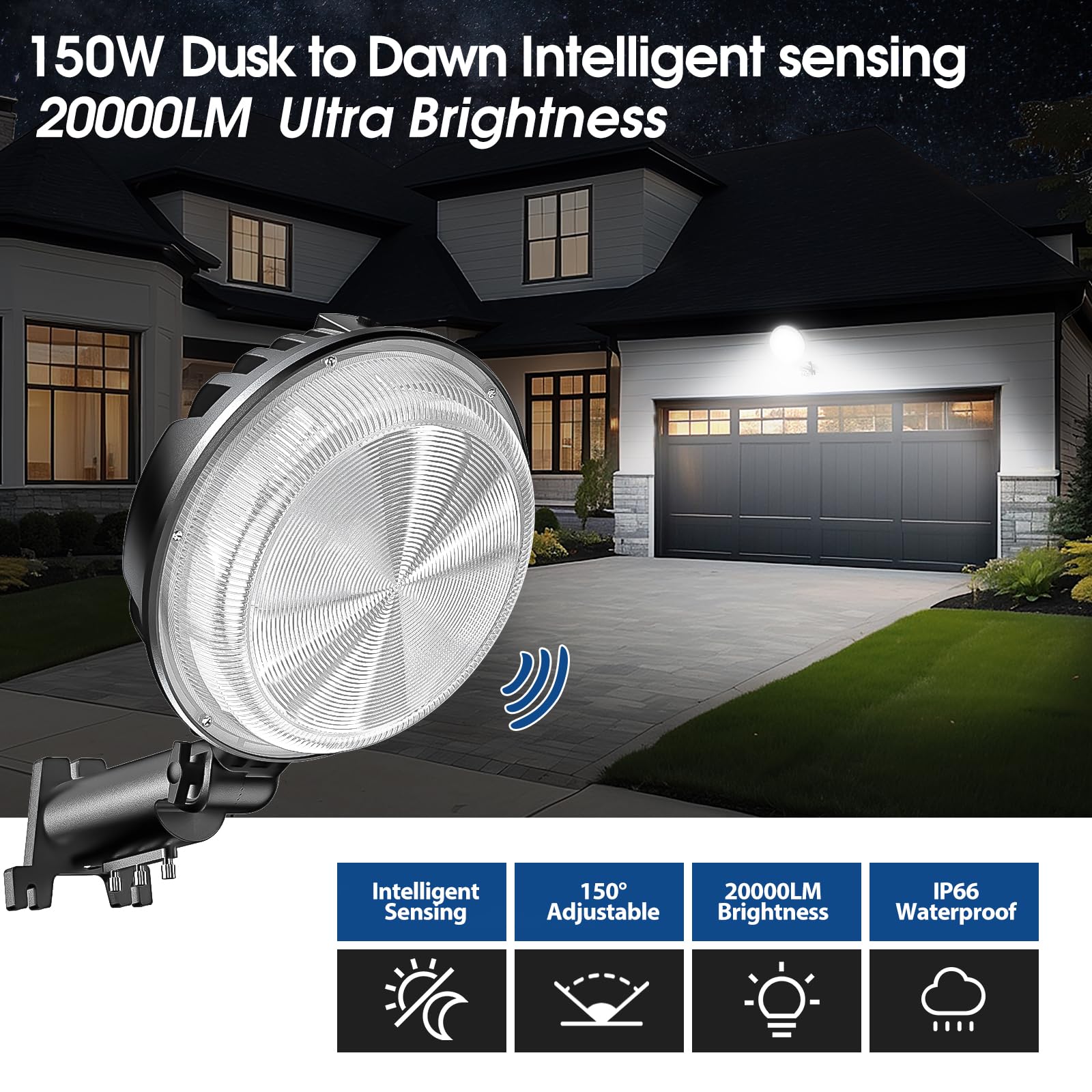 StarMoitic adjustable-angle light offering 150° coverage for versatile spaces