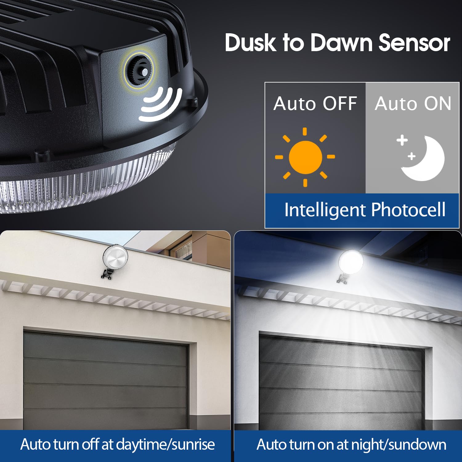 StarMoitic dusk-to-dawn light with automatic on/off for energy efficiency