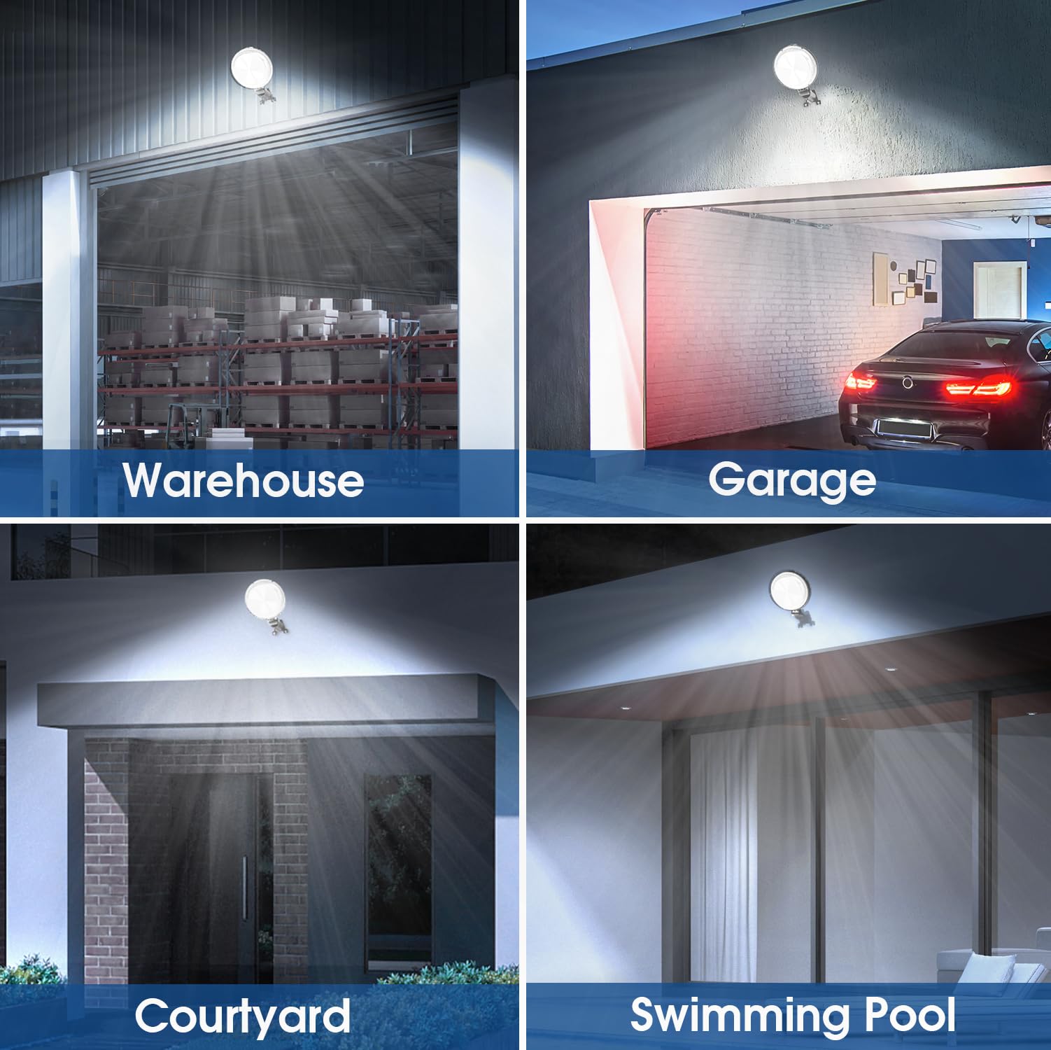 StarMoitic easy-install outdoor light suitable for wall or pole mounting
