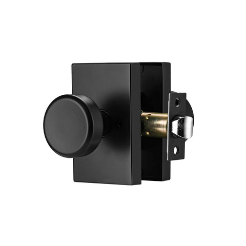 Starpy Black Door Knob with silent mechanism for smooth operation.