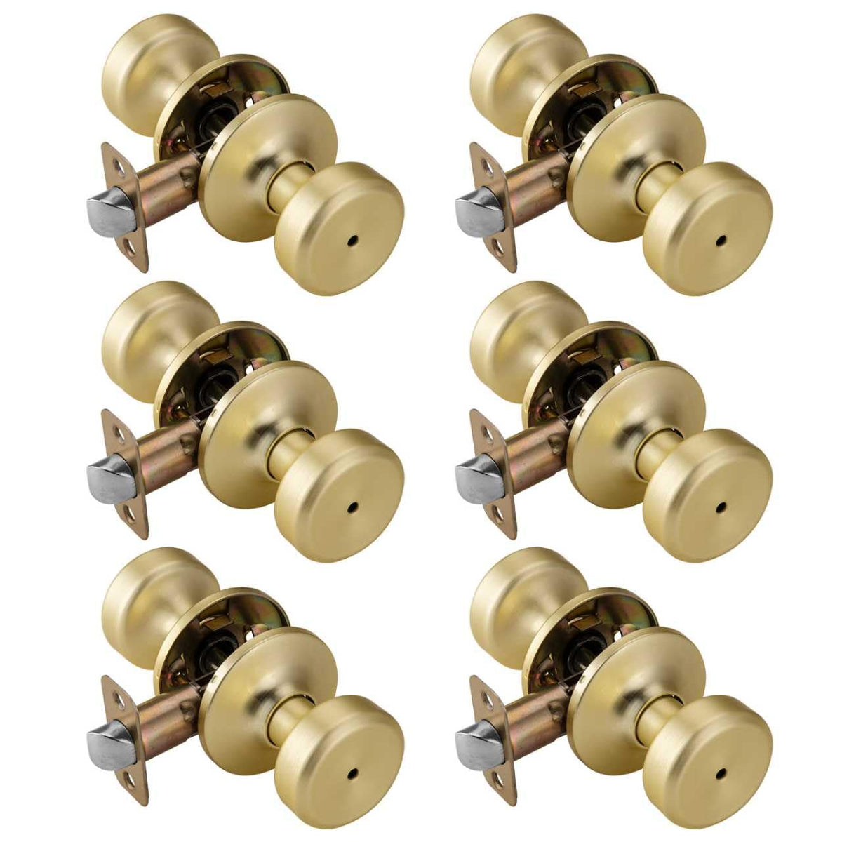 STARPTY Pismo Gold door knob with lock for bedroom privacy