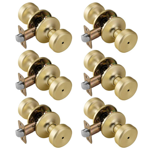 STARPTY Pismo Gold door knob with lock for bedroom privacy
