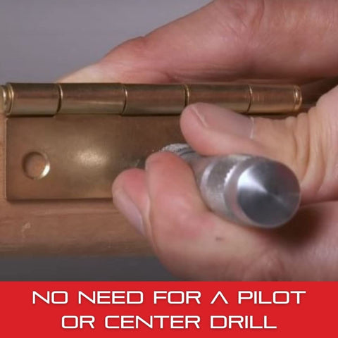 Five-inch Starrett punch ready for accurate indentation and hole alignment.