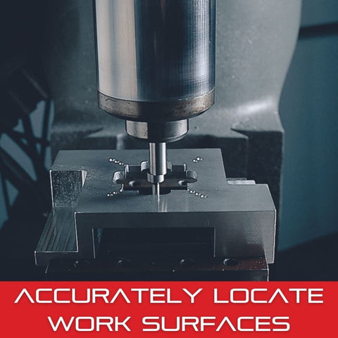 Starrett 827 Edge Finder length is 3 in for accessible workspaces.